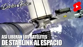 ASÍ LIBERA SPACEX los SATÉLITES STARLINK 🛰