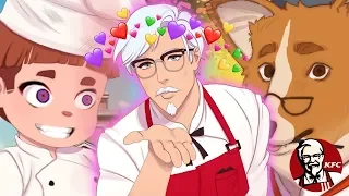 I went on a date with COLONEL SANDERS?!?! - KFC Dating Simulator