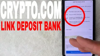✅  How To Link Deposit Bank Account To Crypto.com 🔴