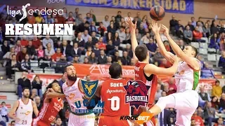 UCAM Murcia -  KIROLBET Baskonia (75 - 86) RESUMEN // Jornada 26 Liga Endesa