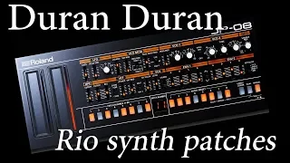 Duran Duran - Premier Synth Patches - Roland JP-08