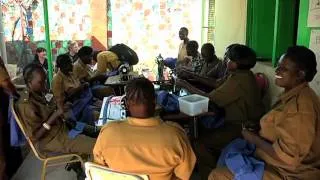 South Sudan Female Prisoners Learn To Sew   YouTube