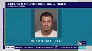 Las Vegas man accused of robbing same Summerlin bar multiple times, carjacking several drivers