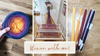 Studio Vlog 3| Rigid Heddle Loom Weaving - Making Shawls From Start To Finish | Croby Patterns