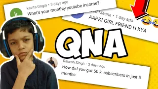 50k SPECIAL QNA | MY INCOME ? MY AGE ? FACECAM ?