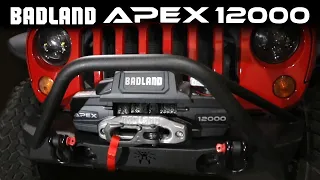 BADLAND APEX 12,000lbs WINCH UNBOXING AND INSTALL