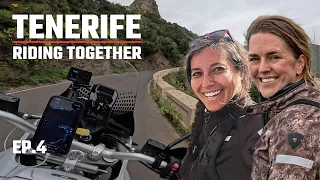 WOMEN RIDERS exploring - MOTORCYCLE travel on TENERIFE - Canary Ride - Ducati DESERT X - EP.4