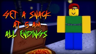 get a snack at 5 am - [NEW | All Endings] - Roblox