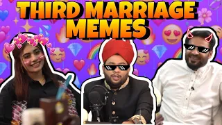 AMIR LIAQUAT WITH 3RD WIFE IN NADIR ALI PODCAST | AMIR LIAQUAT THIRD MARRIAGE MEMES | PAKAO MEMES