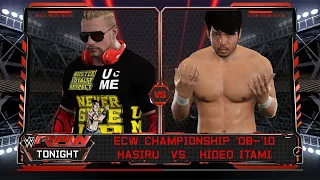 WWE 2K17 RAW ECW CHAMPIONSHIP Match Hasiru vs Hideo Itami