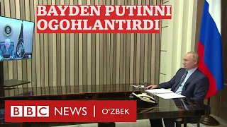 Россия - Америка: Байден Путинни Украина ишғоли учун кескин чоралардан огоҳлантирди -BBC News O'zbek