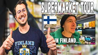 🇮🇹 Italian Reacts To Supermarket Tour in FINLAND (expensive?) 🇫🇮