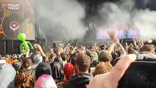 Die Antwoord live Download 2019 intro and first bass drop