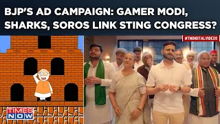 BJP's Hilarious Ads: Gamer Modi, Soros Link & Sharks| How Saffron Party Stung Congress, I.N.D.I.A