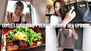 Outlet Shopping • Hermes Birkin Spa update | Vlog 228