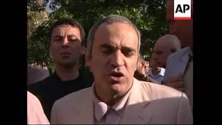 Memorial for murdered journalist Anna Politkovskaya, Kasparov comment