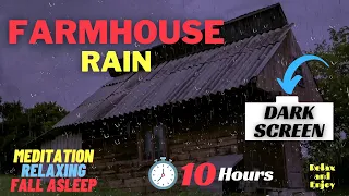 🌧️ 8D Audio | Farmhouse Rain | Meditation | Deep Sleep | Relaxing Sounds | Sleep Sounds 🌧️