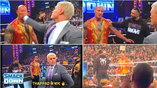 Rock Thappad k Baad.. 🔥' Rock after Cody slaps Him ! Roman - Rock Official, WWE SmackDown Highlights