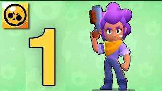 Brawl Stars - Gameplay Walkthrough Part 1 - Shelly Gem Grab (Android)