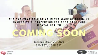 Evolving role of VR in the wake of COVID-19: Immersive therapeutics for post-pandemic mental health.