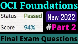 OCI Foundations Final Exam Questions Solve 2022 | 1Z0-1085-21 | All Questions Solve | Part 2