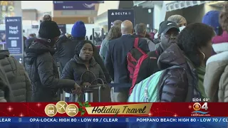 Hundreds of flights canceled due to winter weather