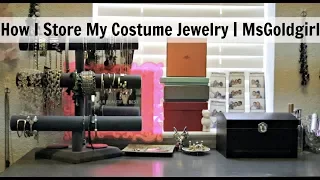 How I Store My Costume Jewelry | MsGoldgirl