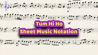 Tum Hi Ho - sheet music/ أجمل موسيقى هندية #music - #موسيقى