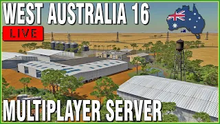 🔴LIVE 🔴 Multiplayer Farming! - West Australia 16x - Farming Simulator 22