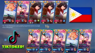 I INVITED ALL PHILIPPINE FANNY TIKTOKER TO 5V5 FANNY CREATION CAMP! (UNLIMITED CABLES) -MLBB