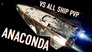 ANACONDA VS ALL SHIPS IN PVP Elite Dangerous