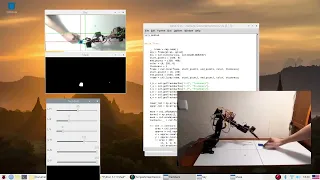 StudentProject - Robot Arm Technical Vision / Python / OpenCV Raspberry Pi / 4 / 6 DoF