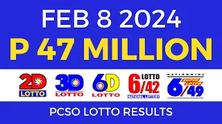 Lotto Result Today February 8 2024 9pm [Complete Details]