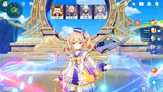 Barbara SummerTime Skin Floor 12 9 Star - Sucrose Fischl All Character Klee Banner Gameplay