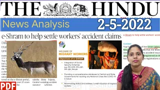 2 May 2022 | The Hindu Newspaper Analysis in English | #upsc #IAS