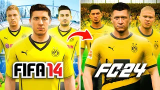 Reconstruyo al BORUSSIA DORTMUND desde FIFA 14 hasta FC 24