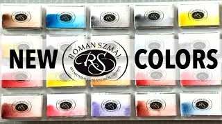 NEW 2023 ROMAN SZMAL COLORS - swatching all 20 colors