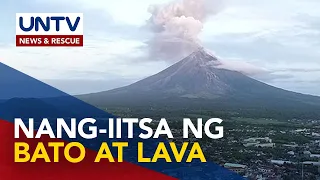 299 rockfall events at 7 dome collapse sa Mayon, naitala sa nakalipas na 24 oras – PHIVOLCS