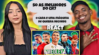 REACT | ♫ SUPER-MEDLEY FUTPARÓDIAS: CRISTIANO RONALDO!