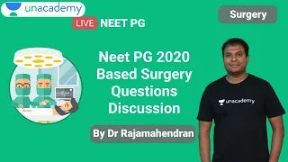 NEET PG 2020 based Surgery Questions Discussion by Dr. Rajamahendran