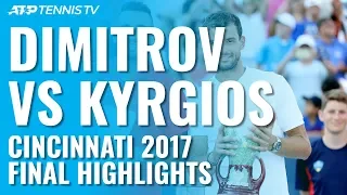 Highlights: Grigor Dimitrov v Nick Kyrgios | Cincinnati 2017 Final