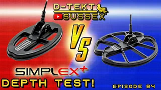 Simplex SP24 Vs Stock Coil! | Depth Test | Nokta Makro Simplex+ | Metal Detecting | Episode 84