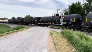 Westbound Norfolk southern manifest train at Kniffin road