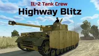 Highway Blitz! || IL-2 Tank Crew: Pz.IV Multiplayer Gameplay.