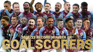 Burnley's RECORD BREAKING 19 Different Goalscorers! | GOAL COMPILATION