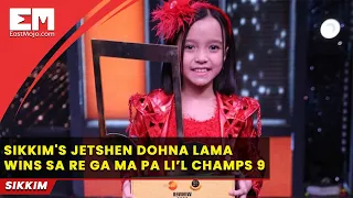 Jetshen Dohna Lama from Sikkim wins Li'l Champ trophy and prize money of Rs 10 lakh