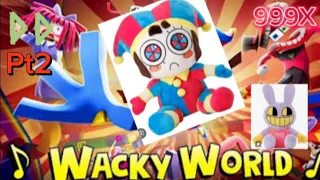 The Amazing Digital Circus Music 🎵 video but funny pt2 and 999X wacky world (original by #zamination
