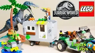 Lego Jurassic World 2019 | Lego 75935 Baryonyx Face-Off: The treasure hunt speed build and review