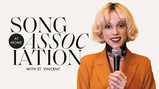 St. Vincent Sings Janet Jackson, Bob Dylan & "The Nowhere Inn" in a Game of Song Association | ELLE