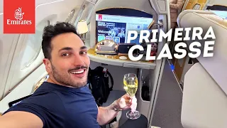 In-flight Bar and Shower - What's in Emirates First Class? How much does it cost to fly at the A380?